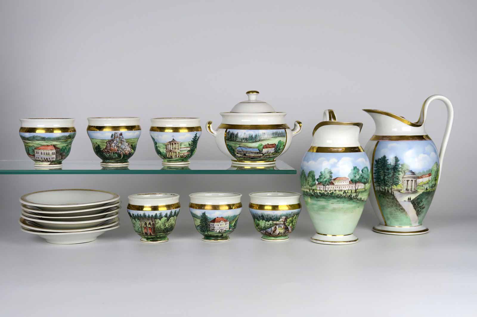 Lázeňský kávový servis pro 6 osob - Loket