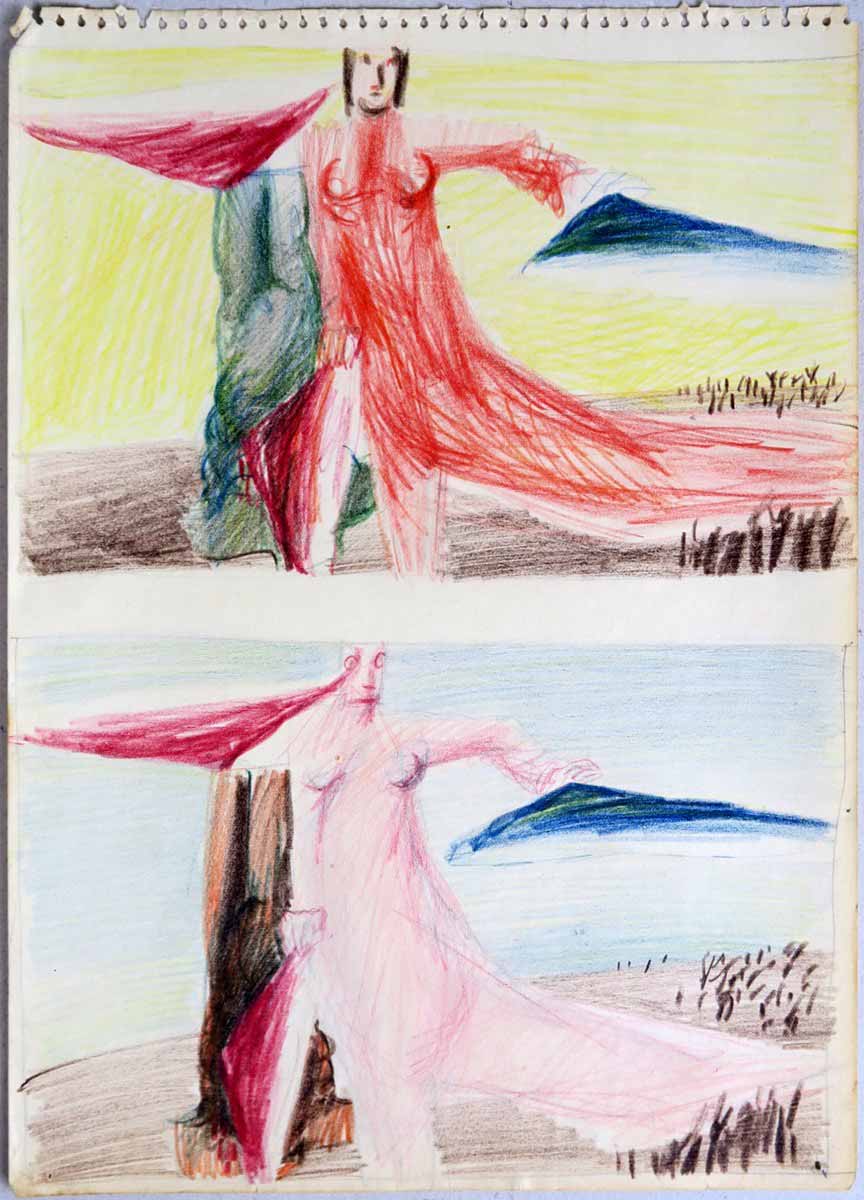 Stanislav Libenský (1921 - 2002) - Konvolut 8 kreseb