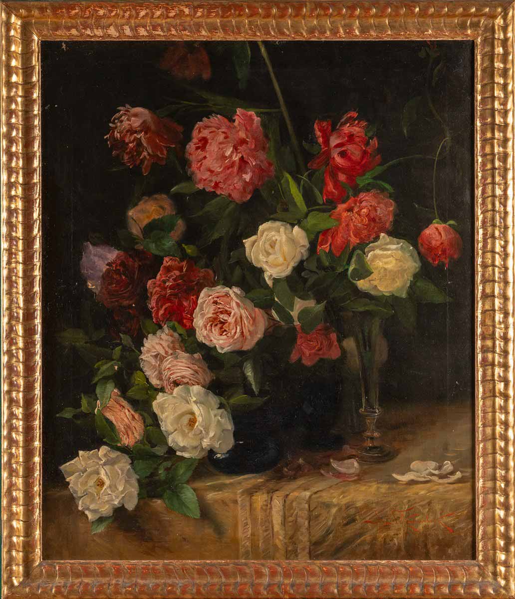 Jan Skramlík (1860 - 1936) - Kytice růží