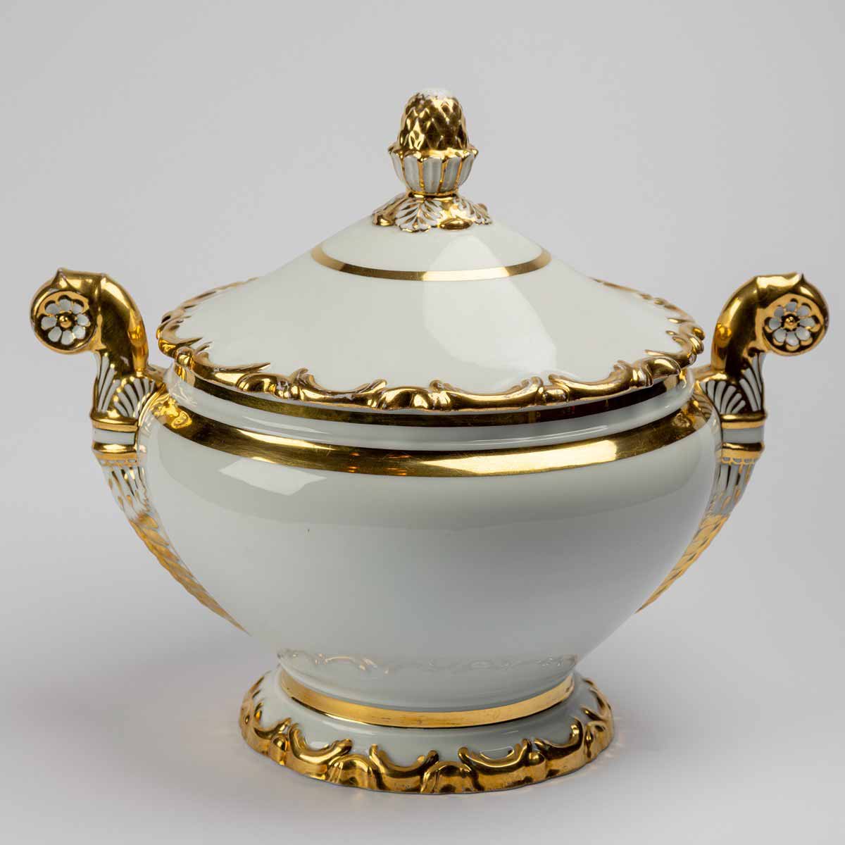 Biedermeierová polévková terina - Březová