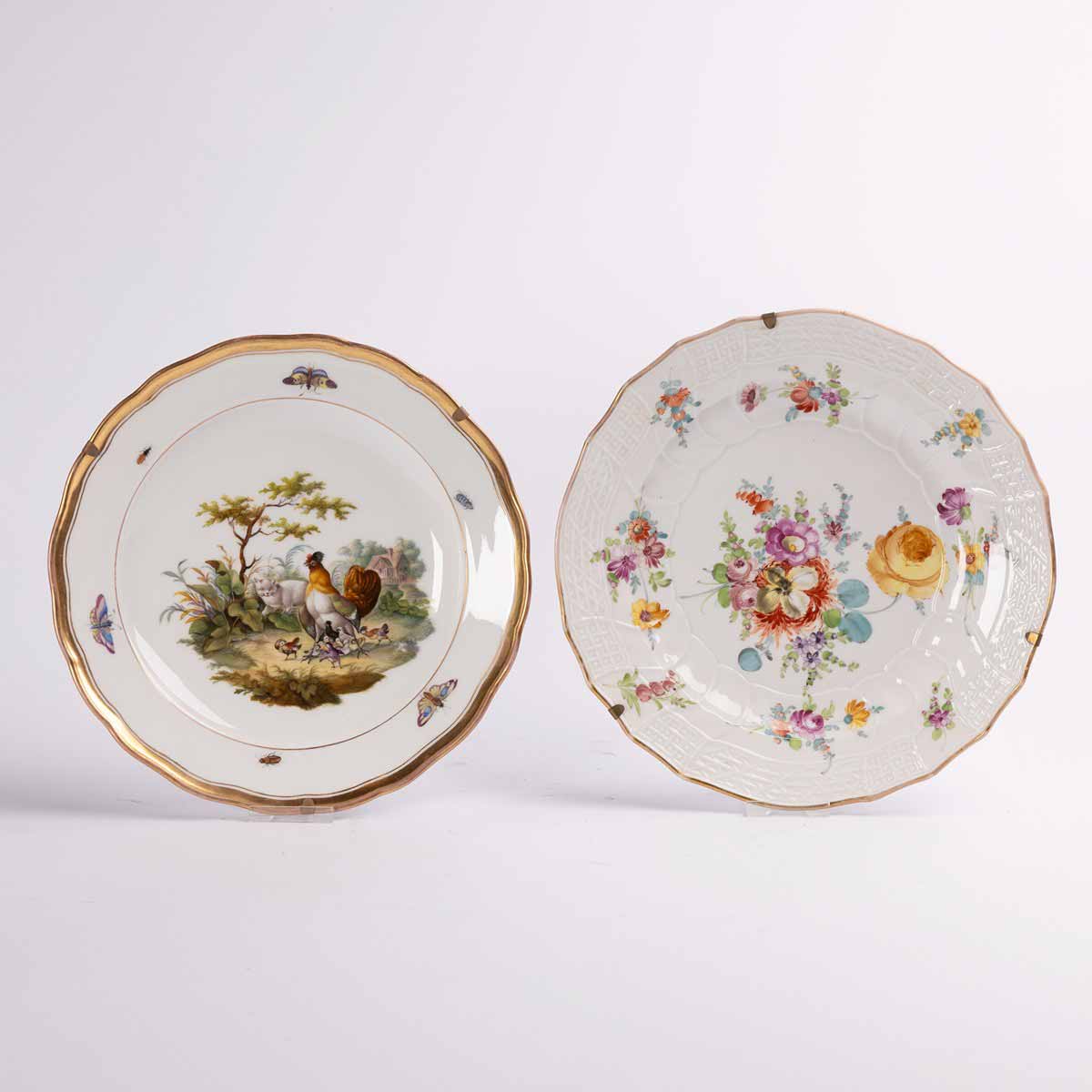 Dva dekorativní talíře - Míšeň