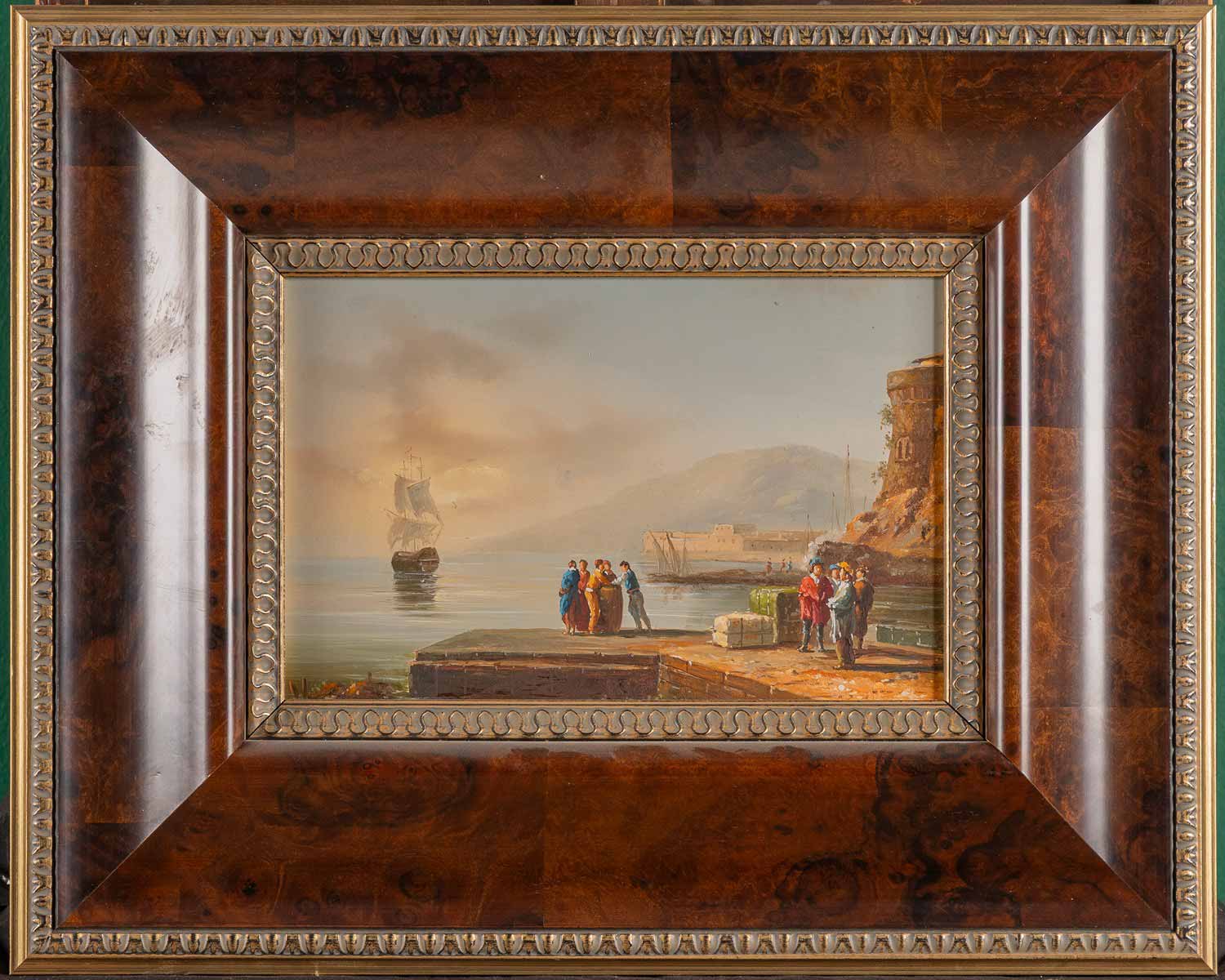 Přístavní scény - Párové obrazy