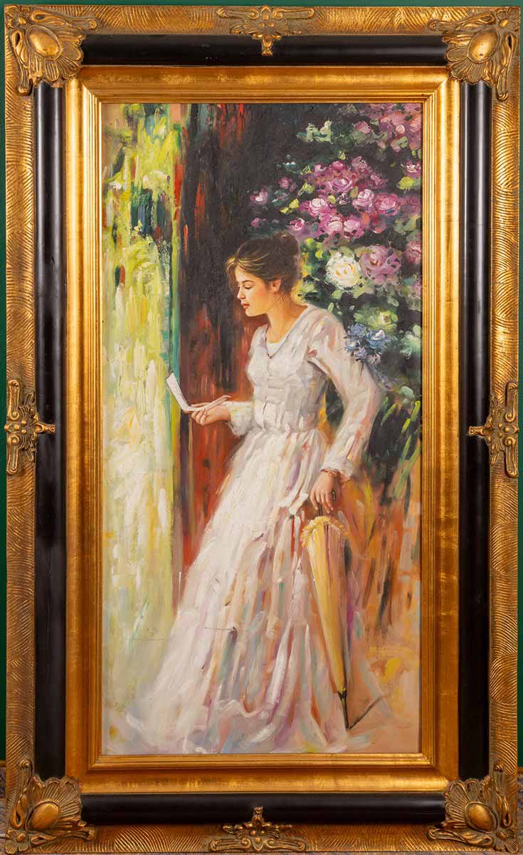 Dáma čtoucí dopis