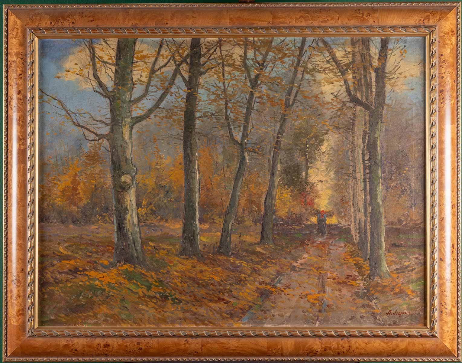 Podzimní cesta v lese