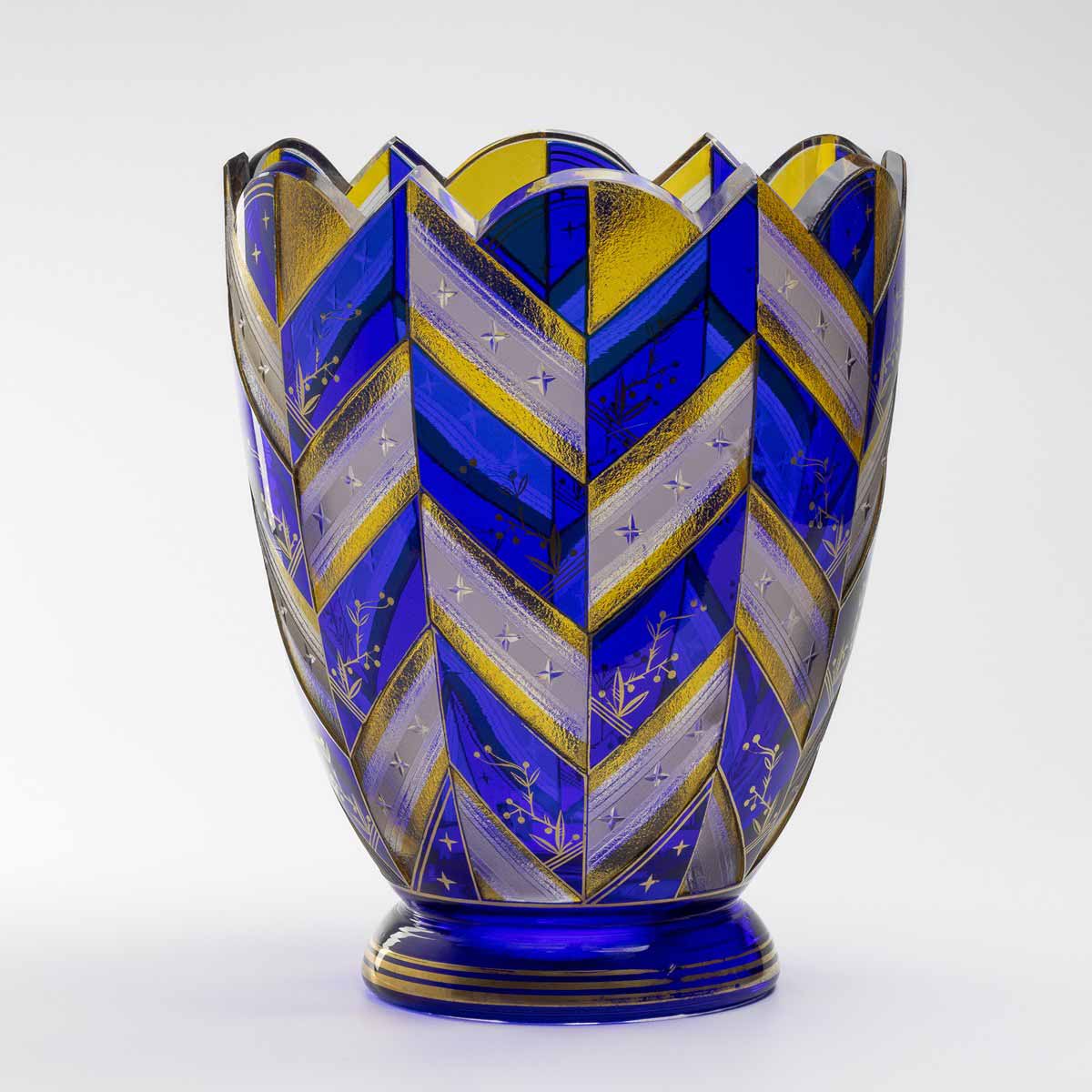 Luxusní art deco váza - Oertel