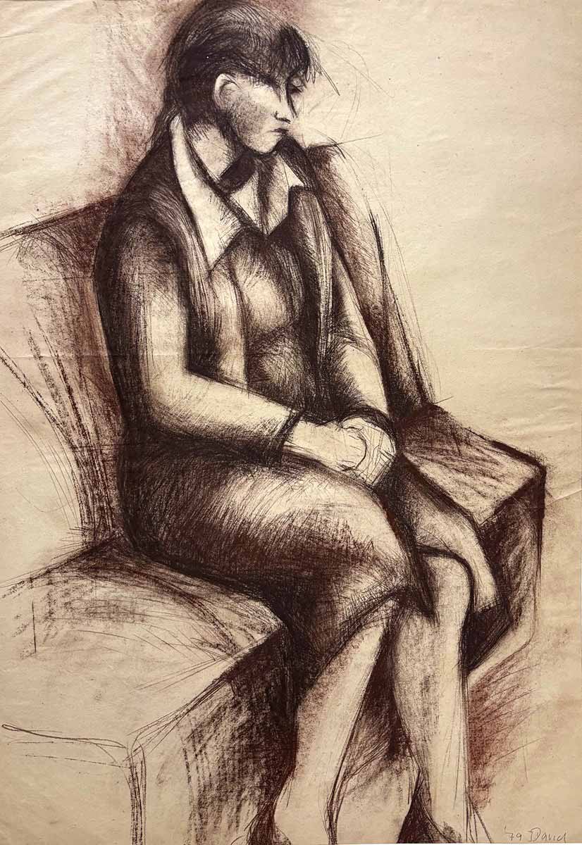 Jiří David (1956) - konvolut 11 studií aktů