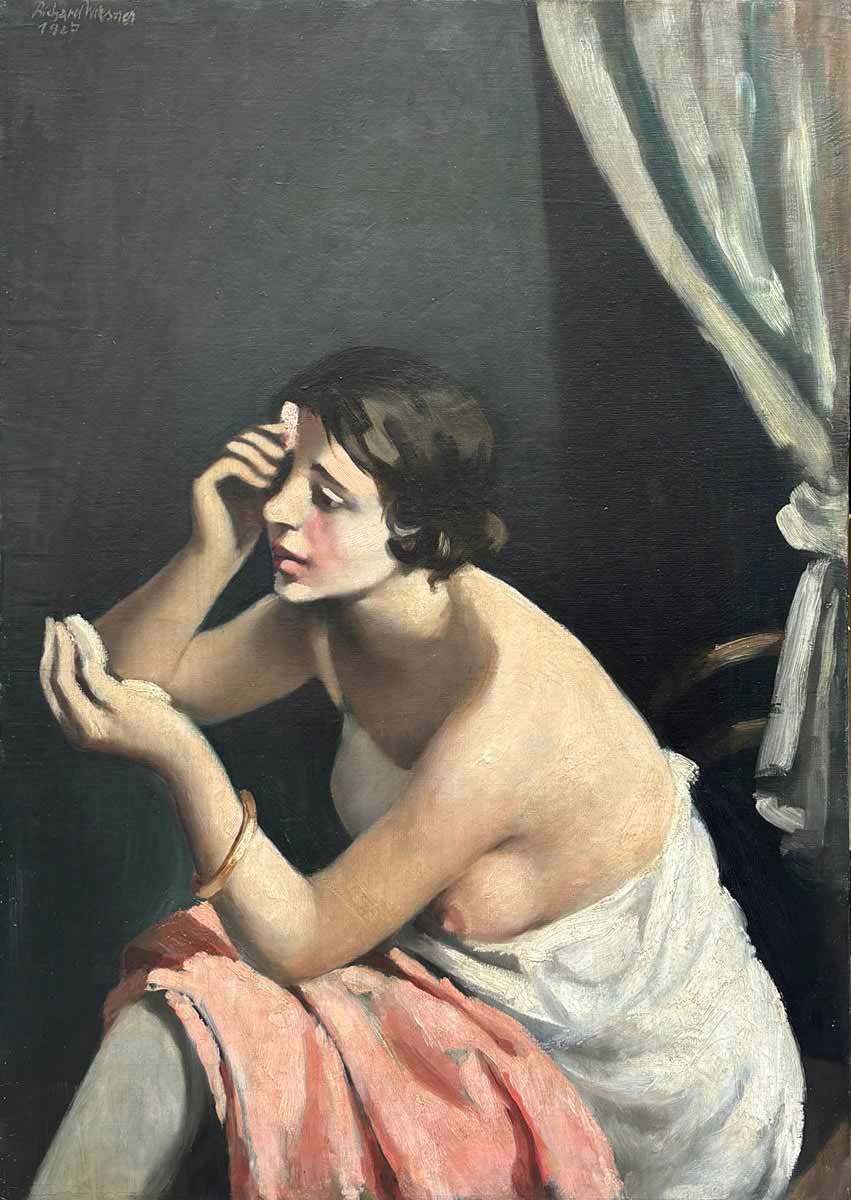 Richard Wiesner (1900 - 1972) - Dívčí toaleta