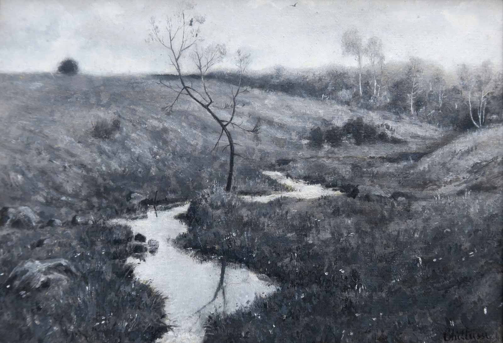 Antonín Chittussi (1847 - 1891) - Krajina s potokem