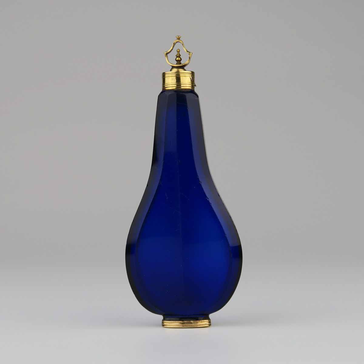 Barokní flakon se zlatou montáží