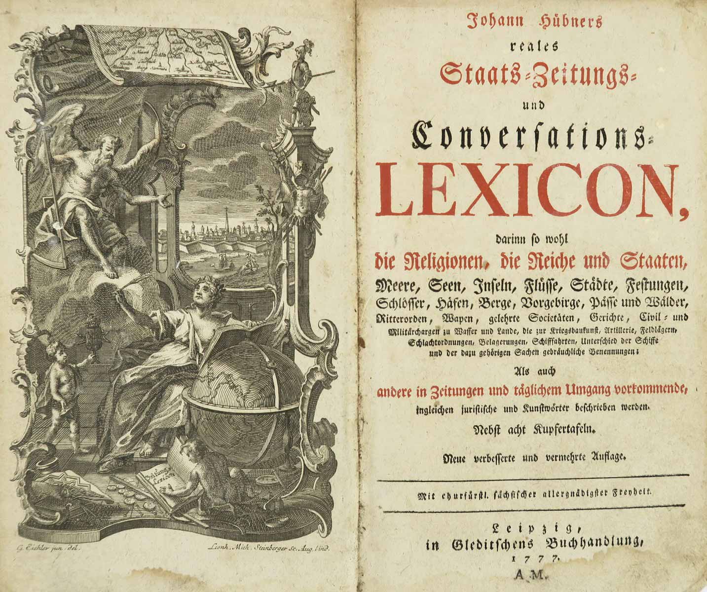 J. Hübner - Reales Staats Converations Lexikon