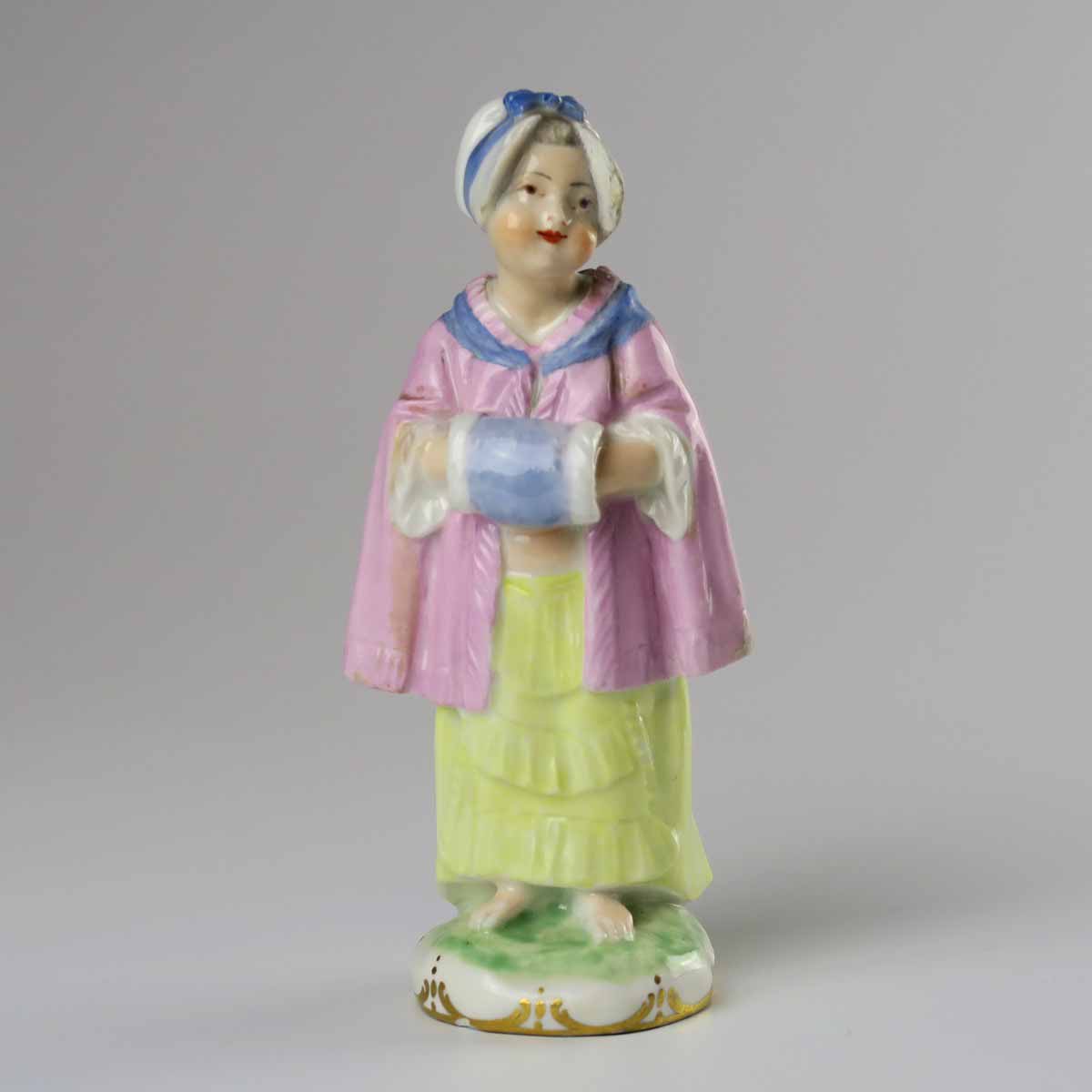 Dívka s rukávníkem - alegorie zimy