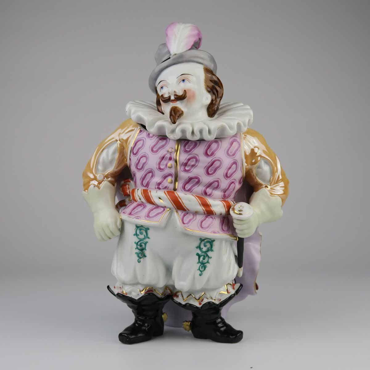 Karikatura rytíře - figurální dóza