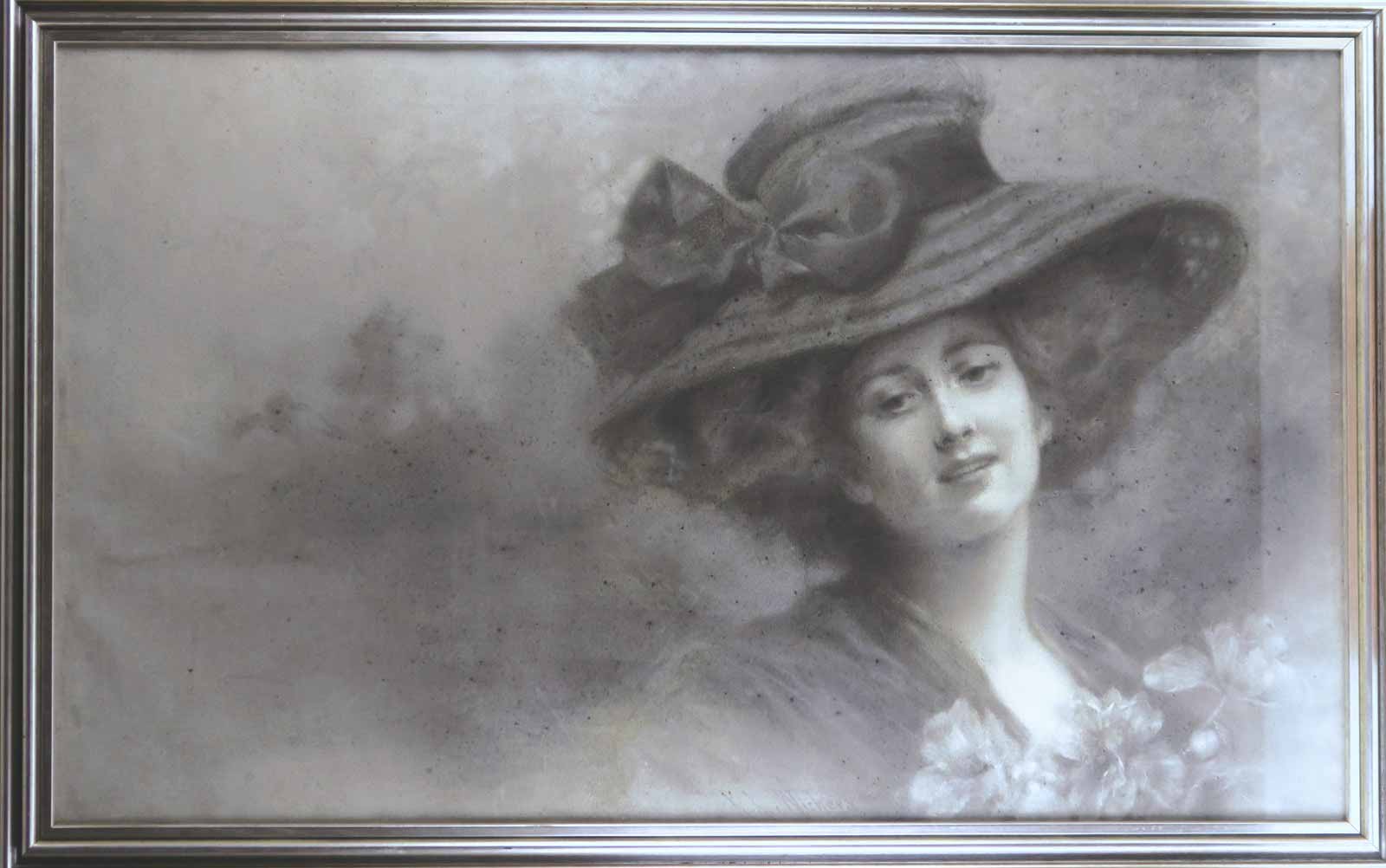 Raimund von Wichera - Secesní podobizna dámy