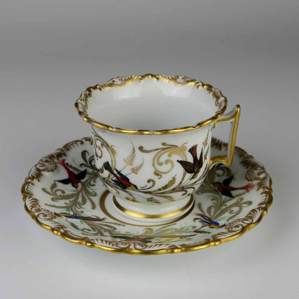 Koflík s miskou "ptáčci", Loket