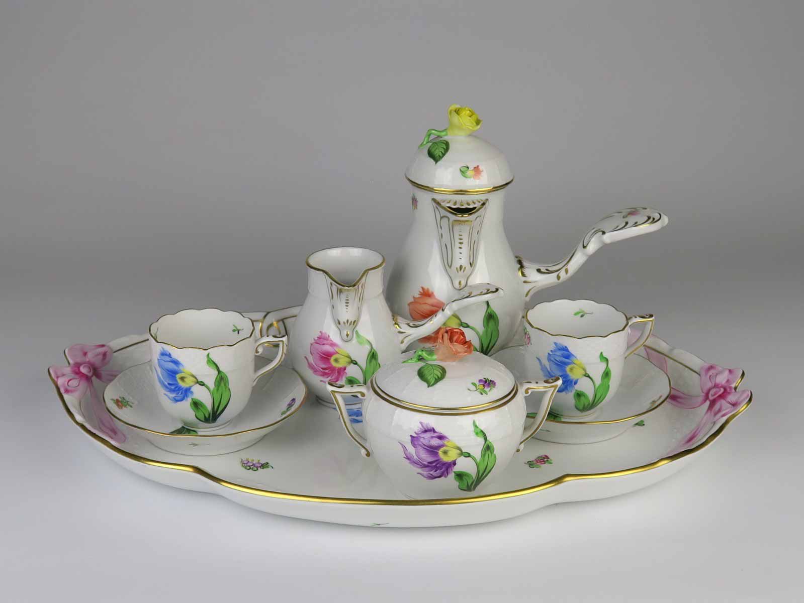 Přátelská souprava na čokoládu, Herend