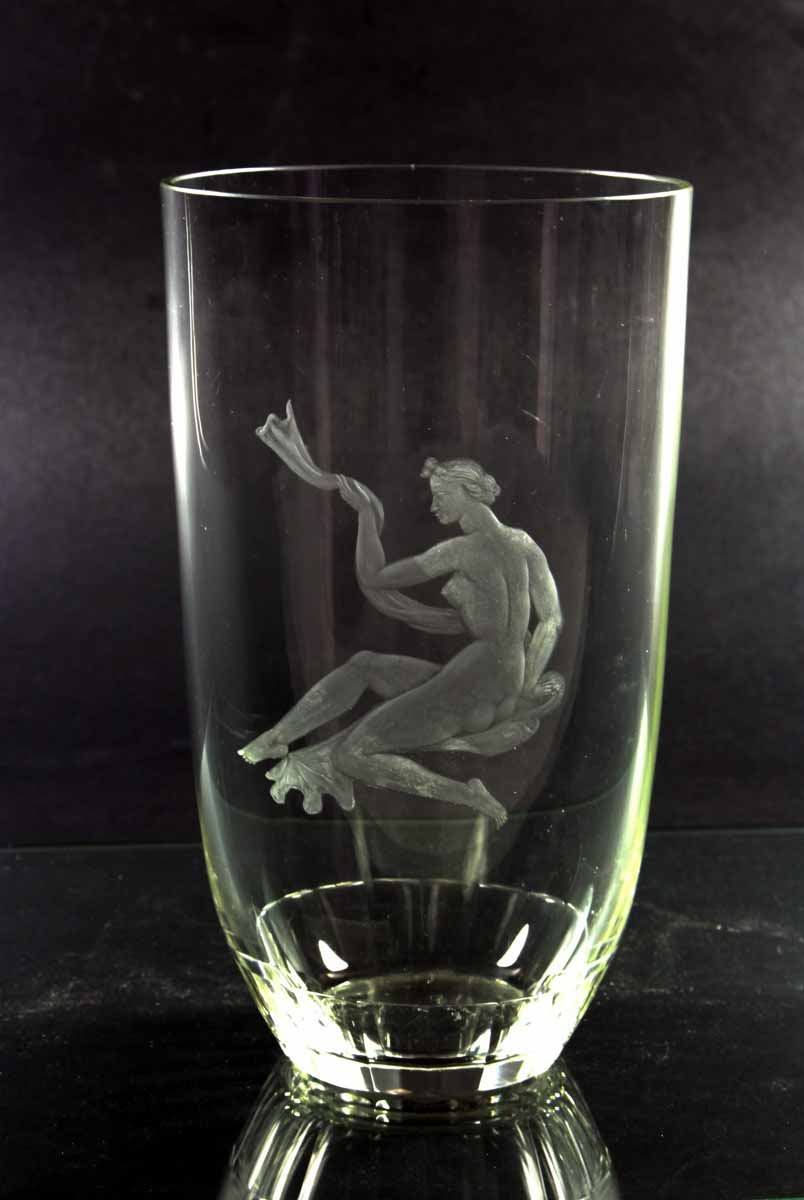 Jaroslav Vele - Váza s motivem nymfy