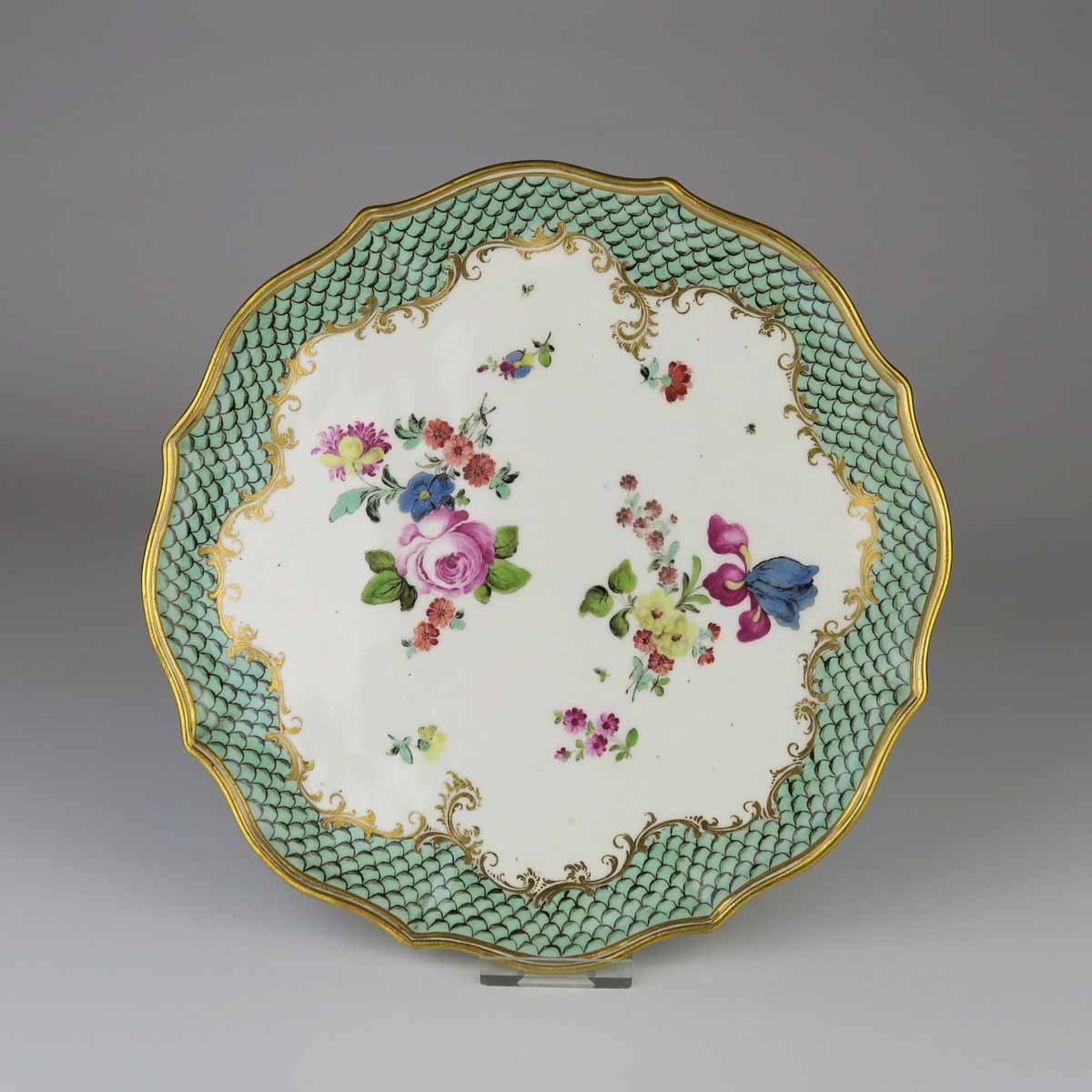 Rokokový dekorativní talíř - Vídeň