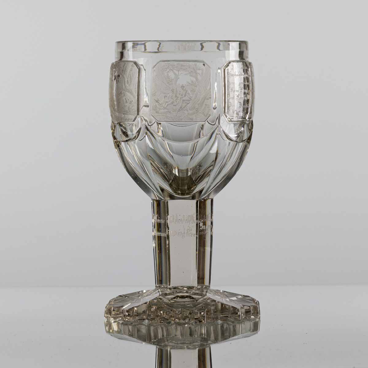 Velký biedermeierový pohár