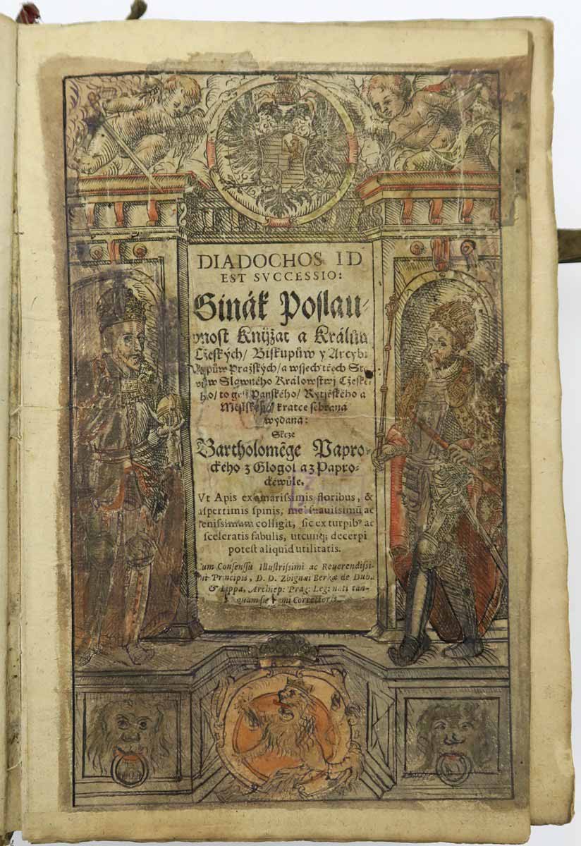 Paprocký z Hlohol Bartoloměj: Diadochos id est Successio jinák Poslaupnost..., 1602