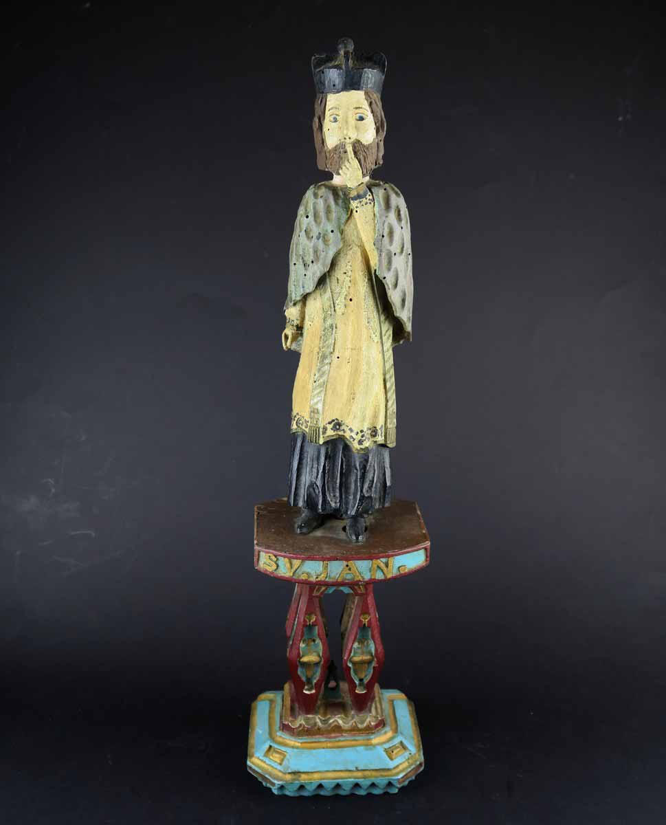 Svatý Jan Nepomucký na dekorativním podstavci