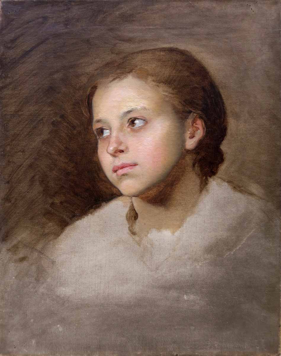 Portrét děvčátka