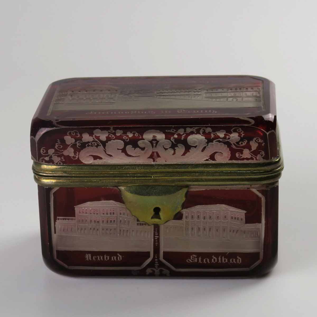 Dóza s víčkem "Teplice"