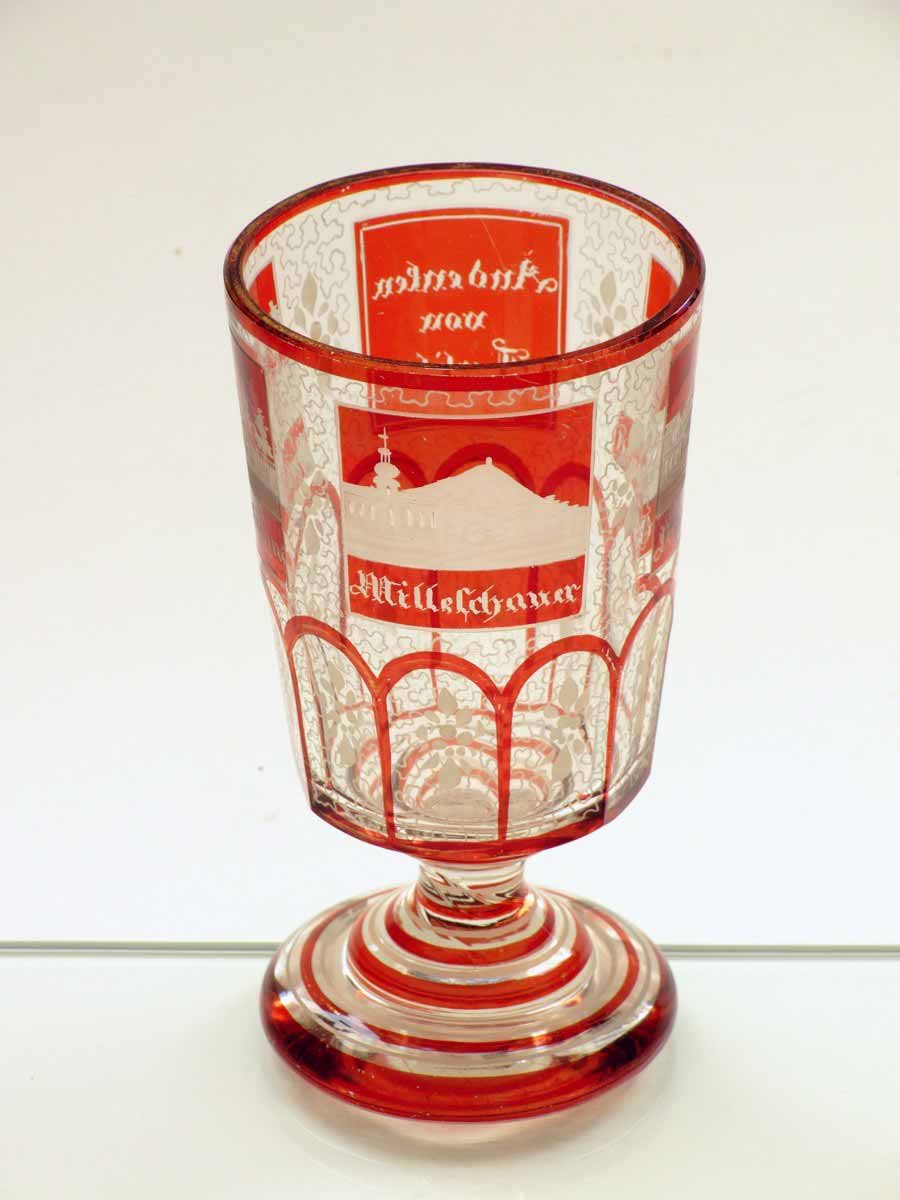 Pohárek s teplickými motivy