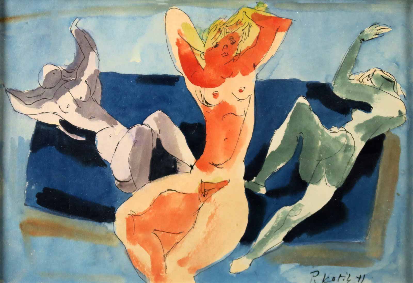 Pravoslav Kotík - Tři dívčí akty