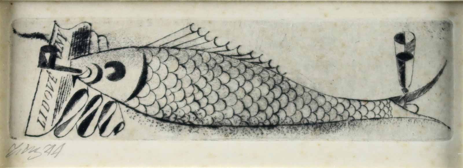 František Tichý - Pozvánka na výstavu malíře Františka Zikmunda