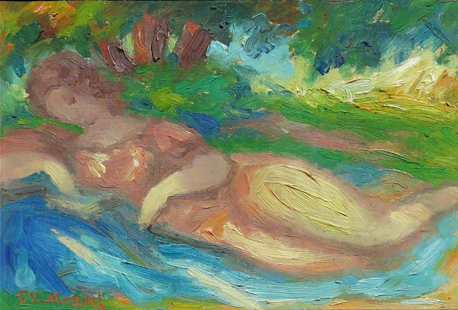 František V. Mokrý - Ležící akt