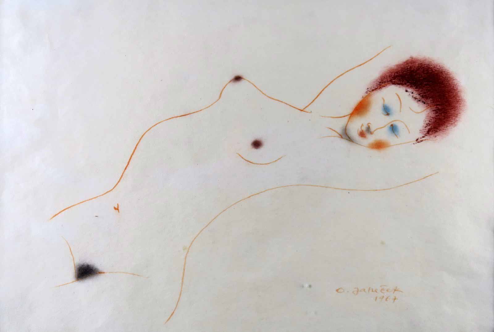 Ota Janeček - Dívčí akt