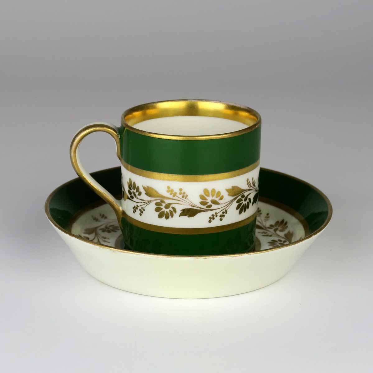 Empírový koflík s miskou - Vídeň