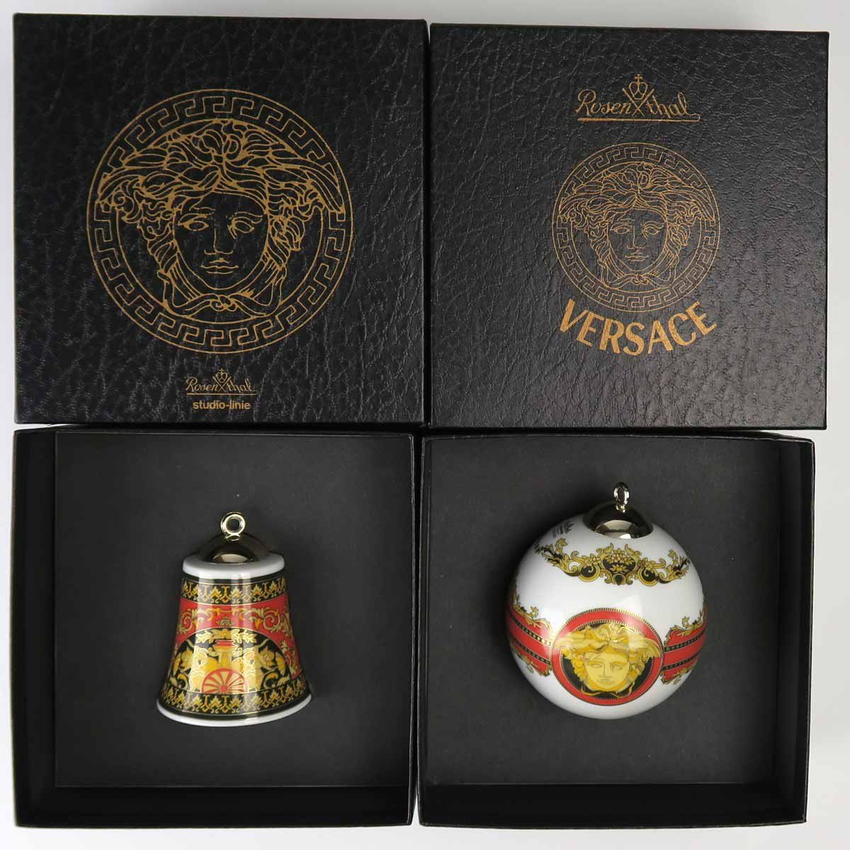 Vánoční zvonek a vánoční koule - Versace