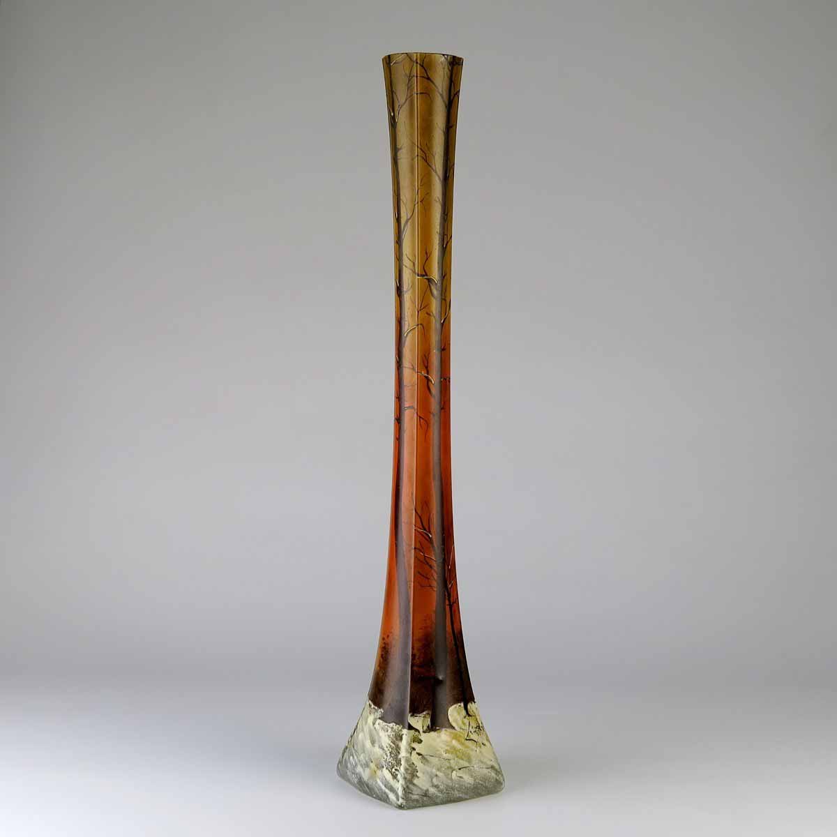 Váza "Zimní krajina" - Legras