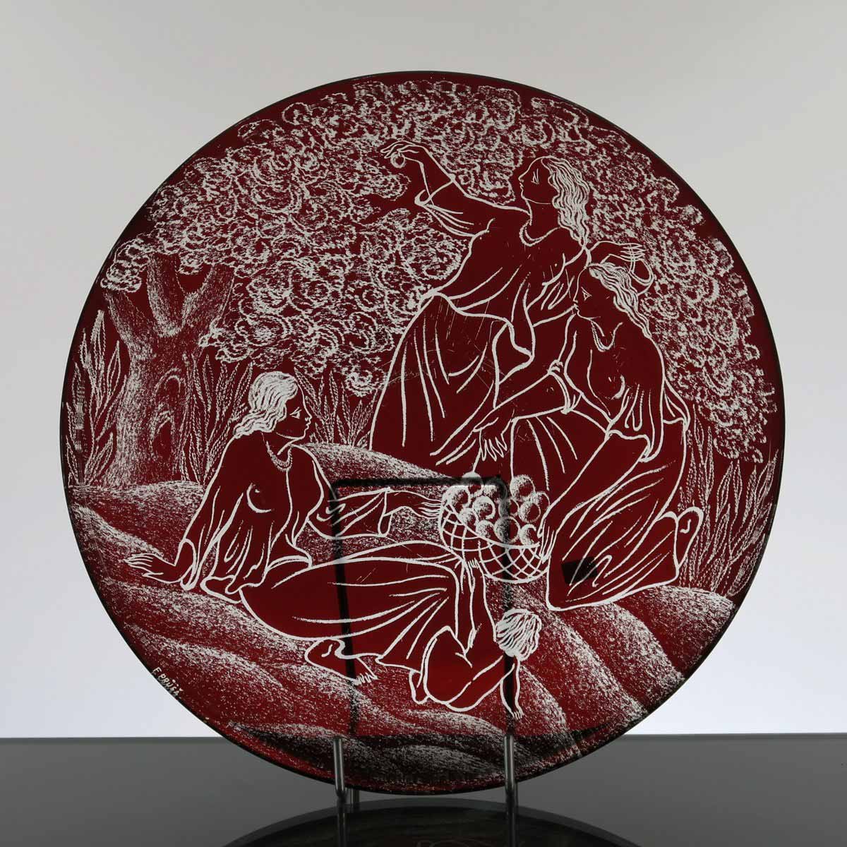 Felix Průša - Mísa "Sklizeň ovoce"