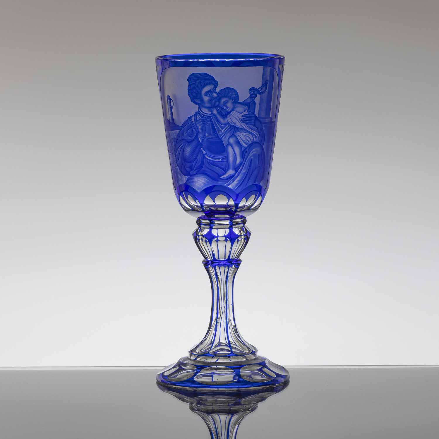 Luxusní pohár "Válečník a jeho syn"